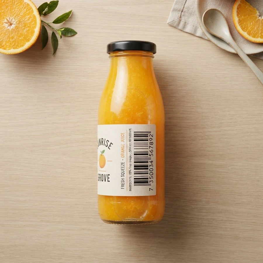 Code-barres scanné par Kalolow : Jus d'orange